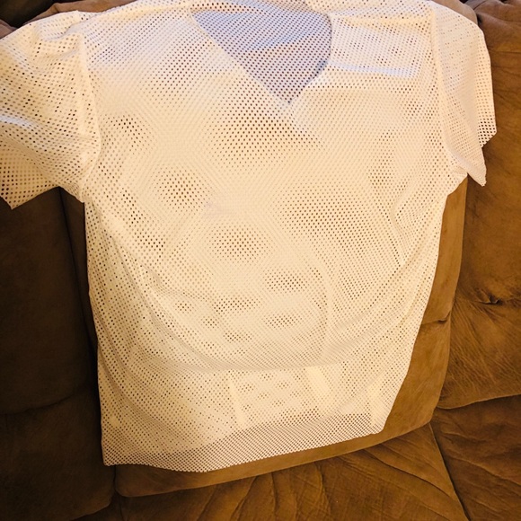 Asos White short sleeve mesh shirt - Picture 2 of 3